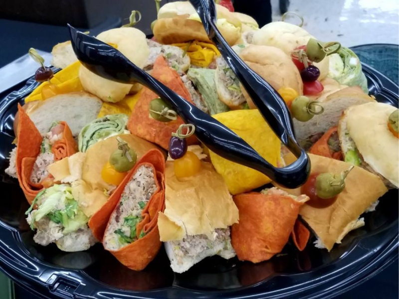 Mixed Deli Sandwich and Wrap Plate