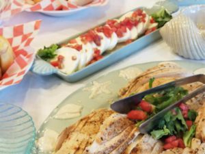 Caprese Salad & Marinated Chicken
