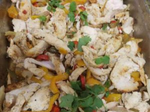 Chicken Fajita Buffet