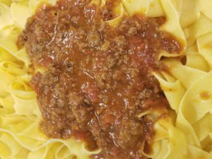 Pappardelle Bolognese