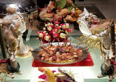 Christmas Dinner Display