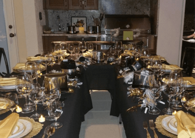 New Years Party Tablescape