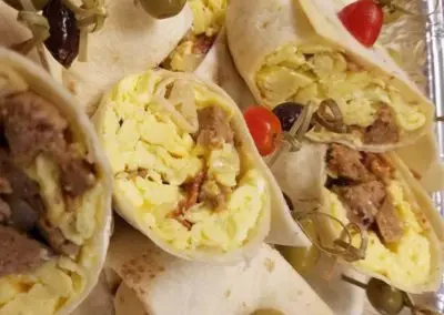 Sausage Breakfast Wraps