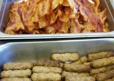 Pecan-Wood Smoked Bacon & Jimmy Dean Sausage Links